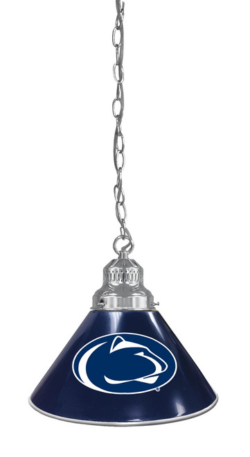Penn State Billiard Light w/ Nittany Lions Logo - Pendant (Chrome) Image 1