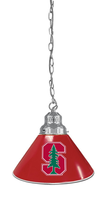 Stanford Billiard Light w/ Cardinals Logo - Pendant (Chrome) Image 1