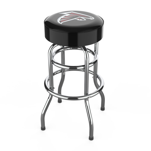 Atlanta Falcons Swivel Chrome Bar Stool