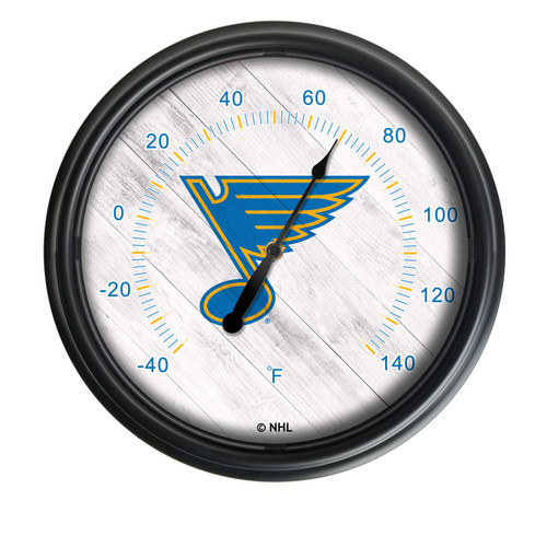St Louis Blues Indoor/Outdoor LED Thermometer