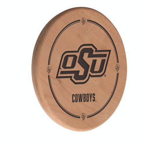 Oklahoma State University Laser Engraved Solid Wood Sign