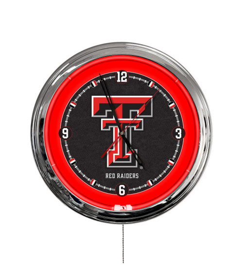 Texas Tech University LED Wall Clock Texas Tech University LED Wall Clock