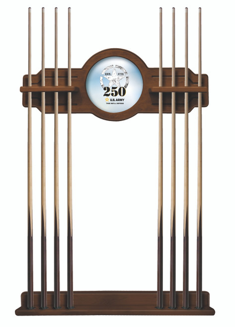 United States Army - 250 Years Solid Wood Cue Rack