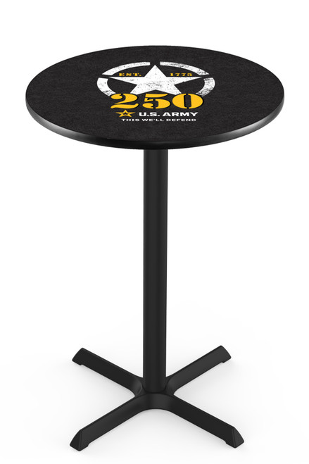 L211 United States Army - 250 Years Pub Table Black Base