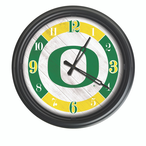 University of Oregon Indoor/Outdoor LED Wall Clock