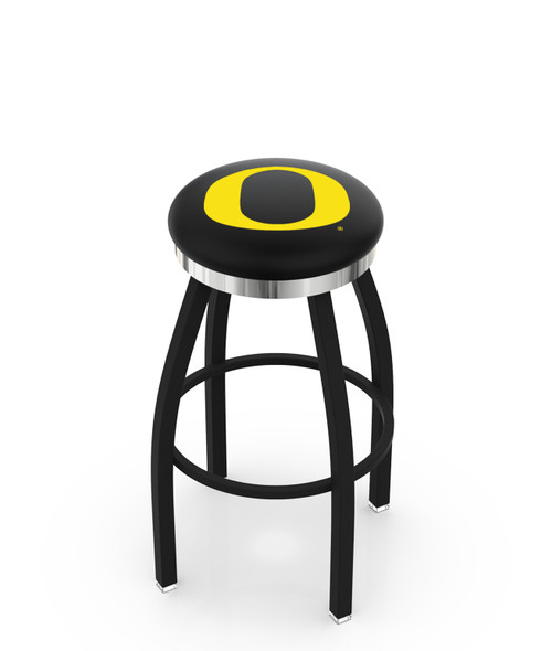 L8B2C University of Oregon Swivel Bar Stool