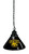 Iowa Billiard Light w/ Hawkeyes Logo - Pendant (Black) Image 1