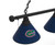 Florida Billiard Light w/ Gators Logo - 3 Shade (Black) Image