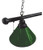 Plain Green Billiard Light w/ Green Color - 3 Shade (Black) Image