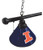 Illinois Billiard Light w/ Fighting Illini Logo - 3 Shade (Black) Image