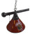 Montana Billiard Light w/ Grizzlies Logo - 3 Shade (Black) Image