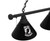 POW-MIA Billiard Light w/ Military Logo - 3 Shade (Black)