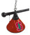 Stanford Billiard Light w/ Cardinals Logo - 3 Shade (Black) Image