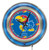 15" University of Kansas Clock w/ Double Neon Ring Image 1