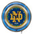 15" University of Notre Dame "ND" Clock w/ Double Neon Ring Image 1