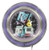 15" Rock & Roll Diner Clock w/ Double Neon Ring Image 1