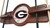 University of Georgia "G" Cue Rack w/ Officially Licensed Team Logo (Chardonnay) Image