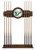 University of South Florida Cue Rack w/ Officially Licensed Team Logo (Chardonnay) Image 1