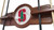 Stanford University Cue Rack w/ Officially Licensed Team Logo (Chardonnay) Image