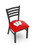 Wisconsin Badgers W Chair - L004 Stationary Seat Image 1