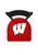 Wisconsin Badgers W Chair - L004 Stationary Seat Image