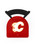 Calgary Flames Bar Stool - L004 Stationary Seat Image 2