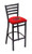 Illinois State Redbirds Bar Stool - L004 Stationary Seat Image 1