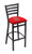 NC State Wolfpack Bar Stool - L004 Stationary Seat Image 1