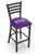 TCU Horned Frogs Bar Stool - L004 Stationary Seat Image 1