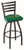 North Dakota State Bison Green Bar Stool - L014 Swivel Seat Image 1