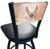 U.S. Air Force Bar Stool - L038 Vinyl Seat Engraved Back Image 1