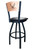 U.S. Air Force Bar Stool - L038 Vinyl Seat Engraved Back Image