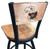 Kansas Jayhawks Bar Stool - L038 Engraved Logo Image 1