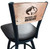 Michigan Tech Huskies Bar Stool - L038 Vinyl Seat Engraved Image 1