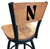 Northwestern Wildcats Bar Stool - L038 Engraved Logo