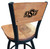 Oklahoma State Cowboys Bar Stool - L038 Engraved Logo Oklahoma State Cowboys Bar Stool - L038 Engraved Logo