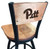 Pittsburgh Panthers Bar Stool - L038 Engraved Logo Image 1