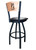 POW-MIA Bar Stool - L038 Vinyl Seat Engraved Back Image POW-MIA Bar Stool - L038 Vinyl Seat Engraved Back Image