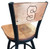 Syracuse Orange Bar Stool - L038 Engraved Logo Image 1