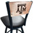 Texas A&M Aggies Bar Stool - L038 Vinyl Seat Engraved Back Image 1