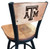 Texas A&M Aggies Bar Stool - L038 Engraved Logo Image 1