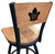 Toronto Maple Leafs Bar Stool - L038 Engraved Logo Image 1