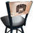 Ohio Bobcats Bar Stool - L038 Vinyl Seat Engraved Back Image 1