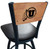 Utah Utes Bar Stool - L038 Vinyl Seat Engraved Back Image 1
