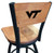 Virginia Tech Hokies Bar Stool - L038 Engraved Logo Image 1