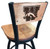 Western Michigan Broncos Bar Stool - L038 Engraved Logo Image 1