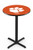 Clemson University L211 Pub Table w/ Black Base Image 1