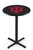 Indiana University L211 Pub Table w/ Black Base
