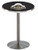 Purdue University L214 Pub Table w/ Stainless Base Image 1