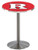 Rutgers University L214 Pub Table w/ Stainless Base Image 1